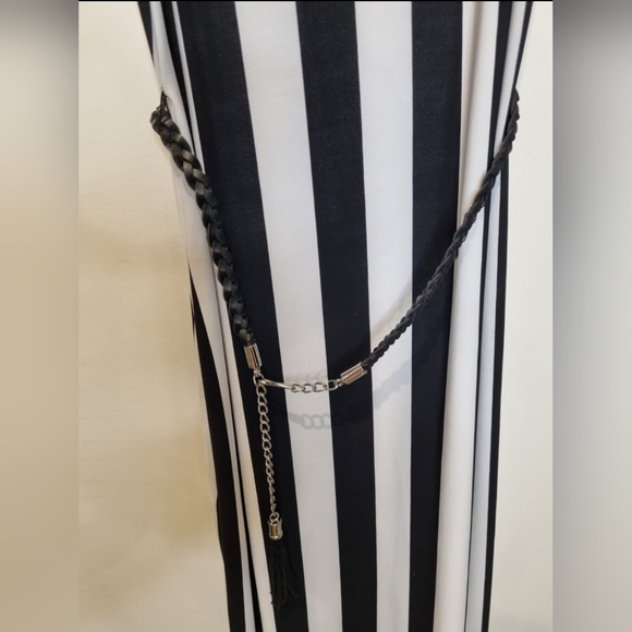 Suzy Shier striped maxi dress size L - Picture 3 of 4